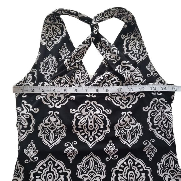 White House Black Market Signature Knits Twisted Back Straps Halter Top - Picture 8 of 12